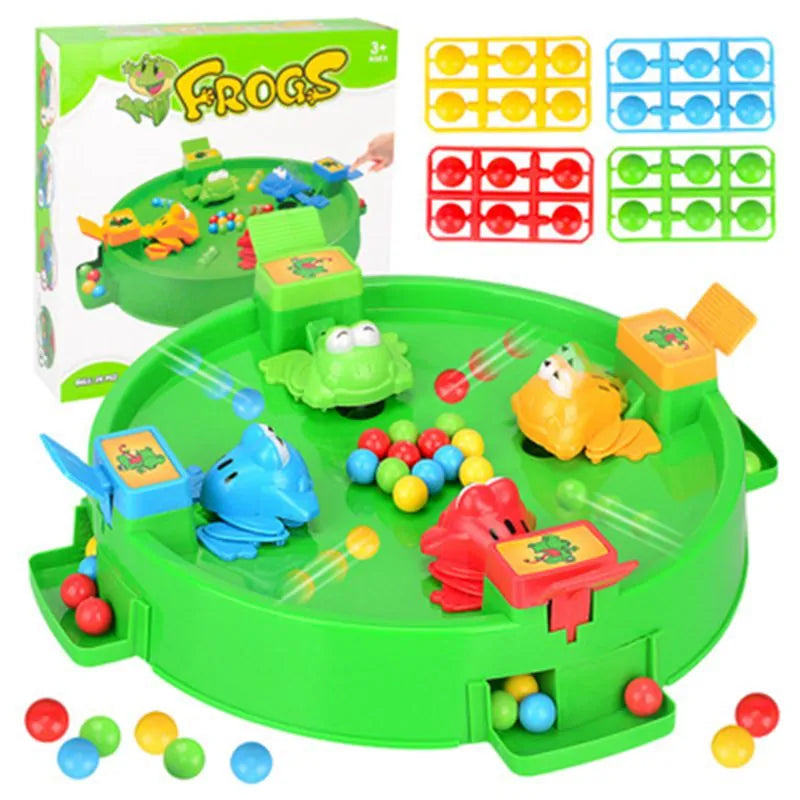 Frog Eating Beans Board Game